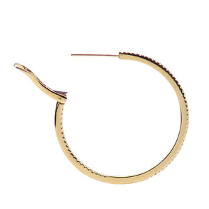 Inside-Out Diamond Hoop Earrings