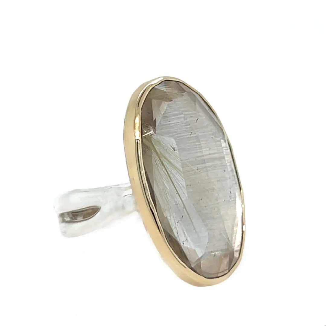 Rutilated Quartz Ring