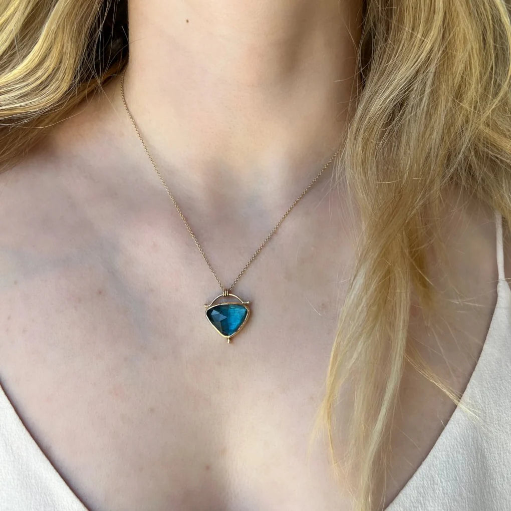 London Blue Topaz Necklace