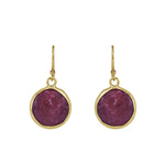 Ruby Drop Earrings