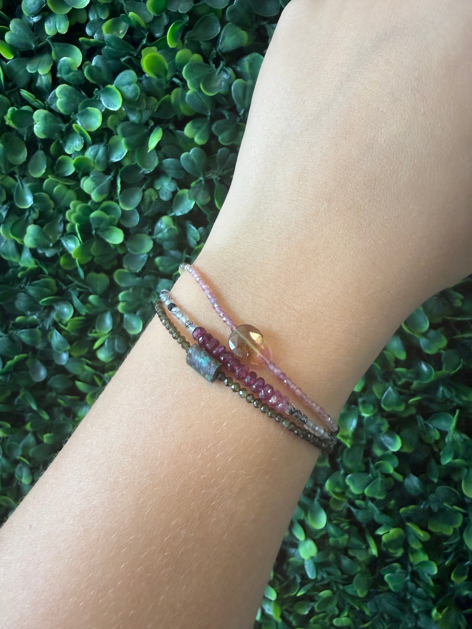 Cat's Eye & Turquoise Bracelet
