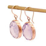 Lavender Amethyst Earrings