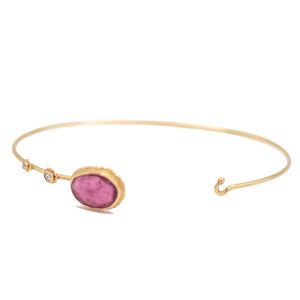 
                
                    Load image into Gallery viewer, Pink Tourmaline Bracelet
                
            
