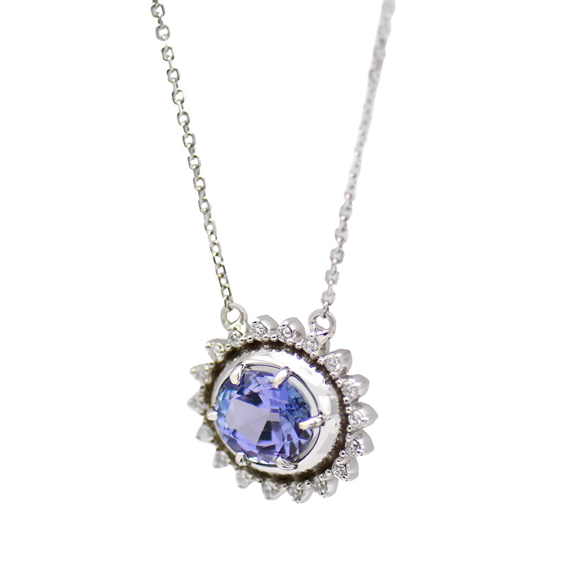 Tanzanite & Diamond Necklace