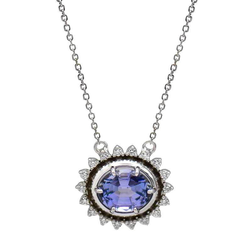 Tanzanite & Diamond Necklace