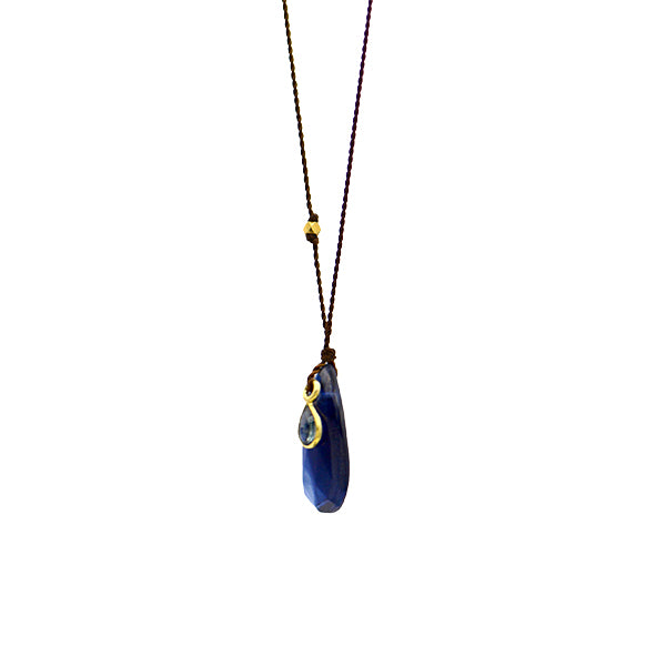 Kyanite & Sapphire Necklace