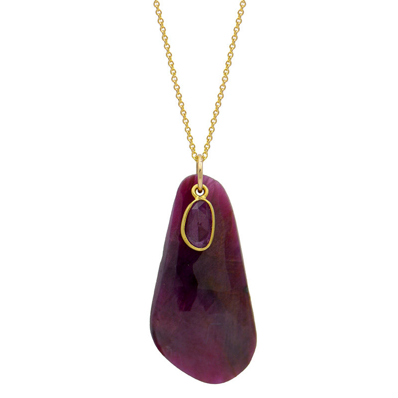 Ruby & Sapphire Necklace