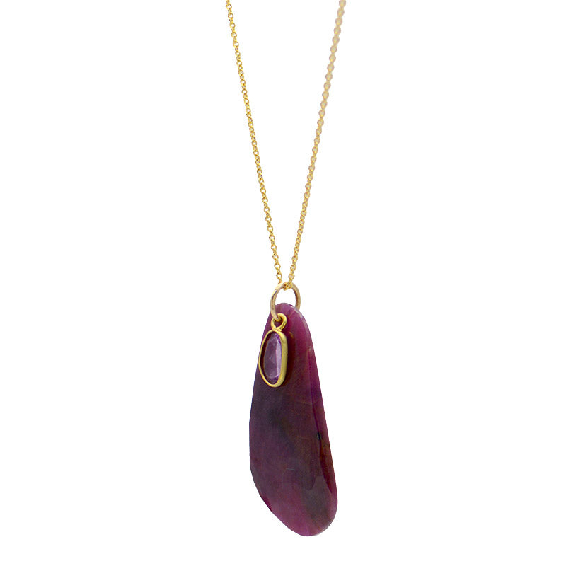 Ruby & Sapphire Necklace