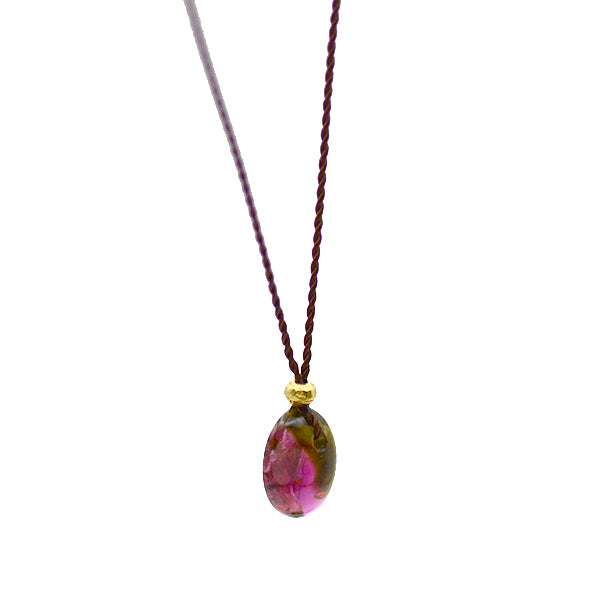 Watermelon Tourmaline Necklace