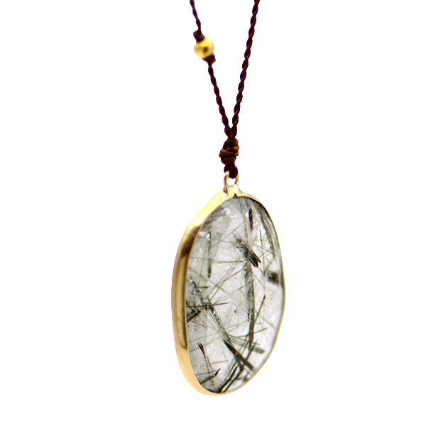 Tourmalated Quartz Necklace