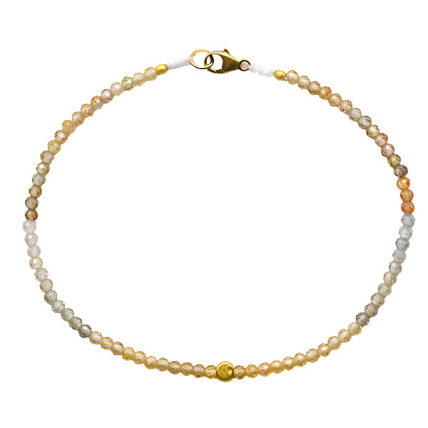 Zircon Mix & Gold Bracelet