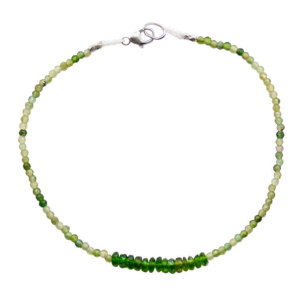 Tourmaline & Chrome Diopside Bracelet