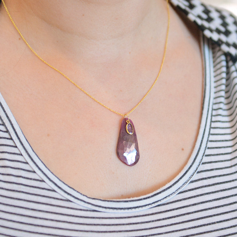 Ruby & Sapphire Necklace