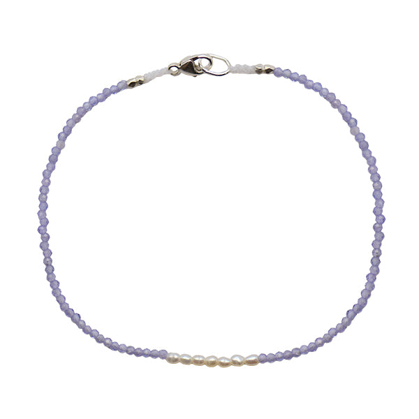 Tanzanite & Pearl Bracelet