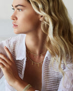 "606" Bezel Drop Necklace