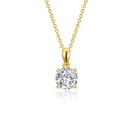 1.5CT Solitaire Drop Necklace
