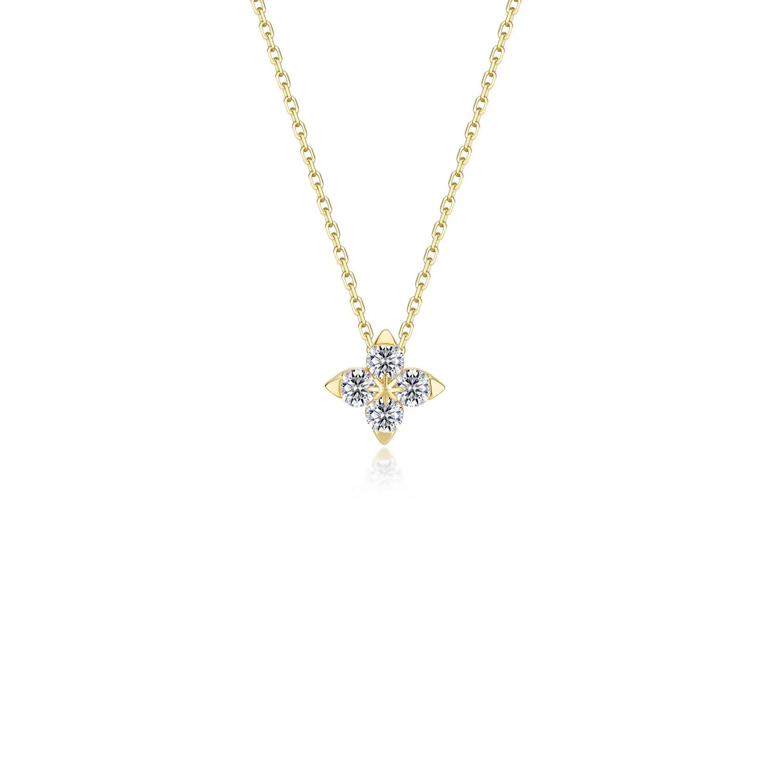 Sparkling Flower Necklace