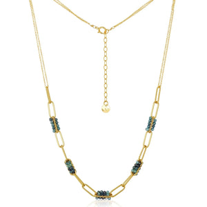 "Polina" Green Sapphire Necklace