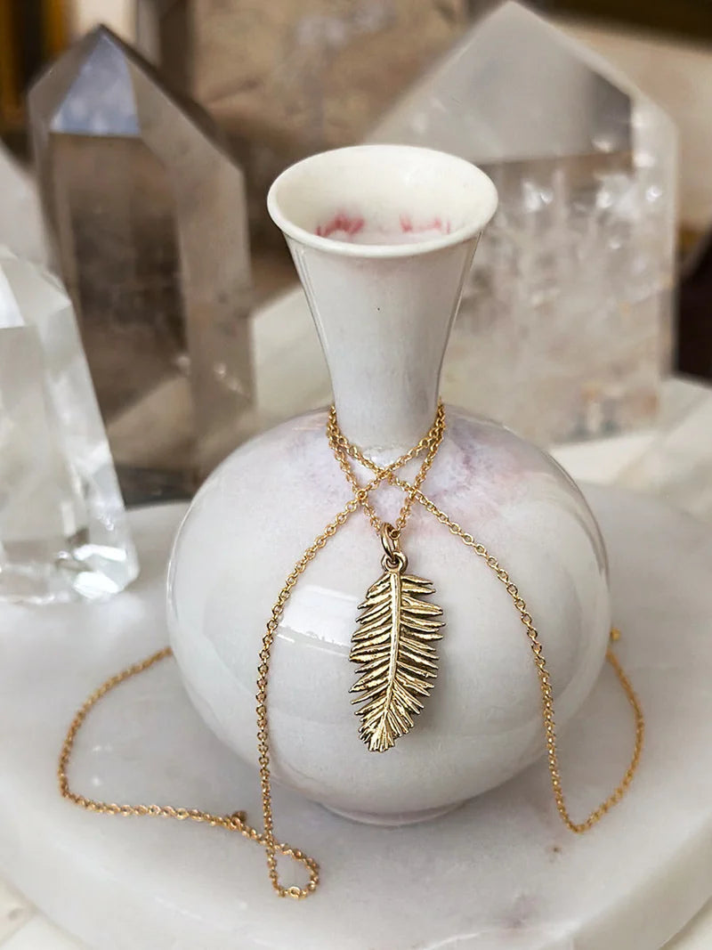 "Redwood Leaf" Necklace