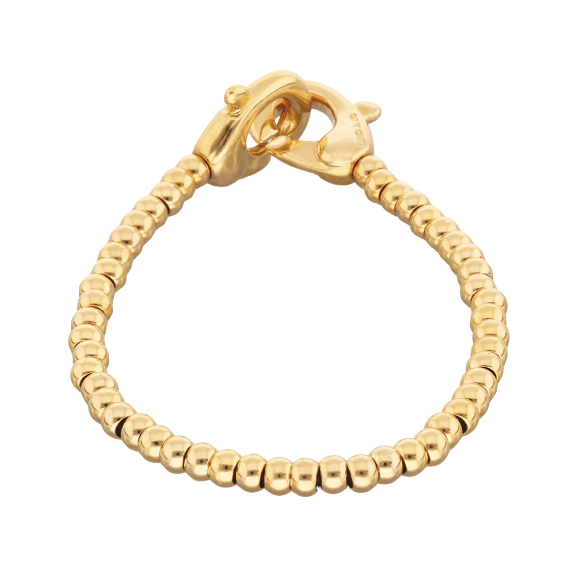 Interlocking Lobster Clasp Beaded Bracelet