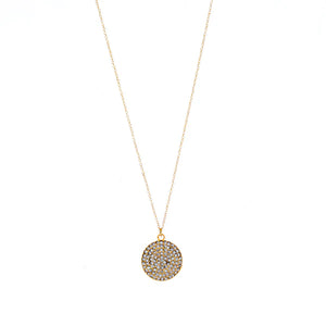 Sparkling Pavé Pendant Necklace