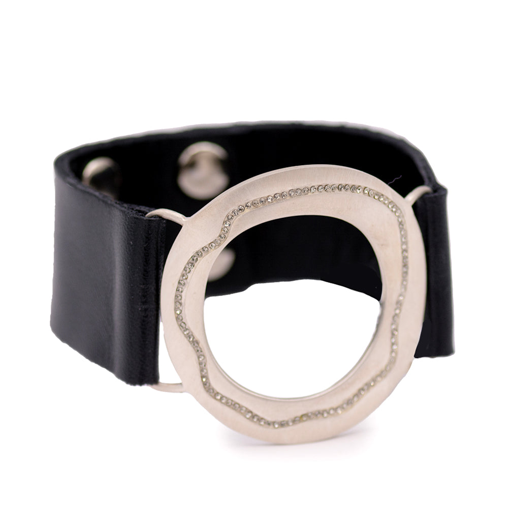 Sparkling Open Circle Bracelet