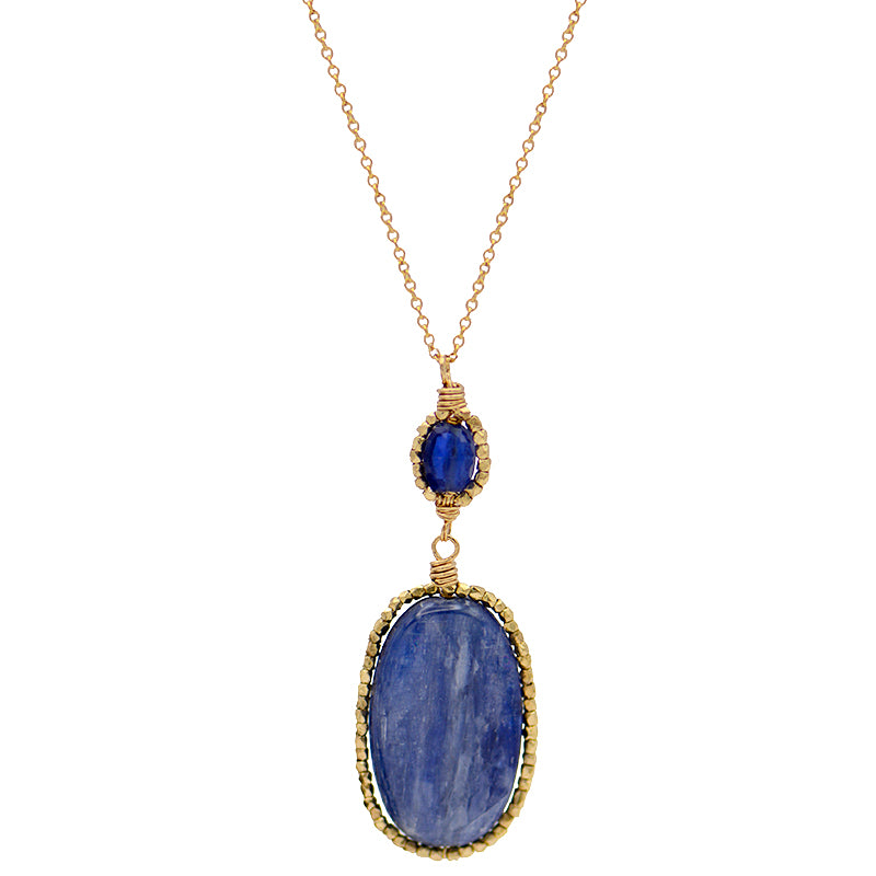 Long Kyanite Necklace