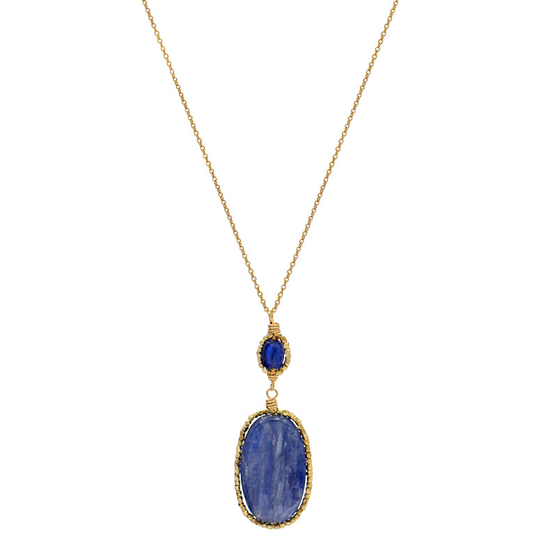 Long Kyanite Necklace