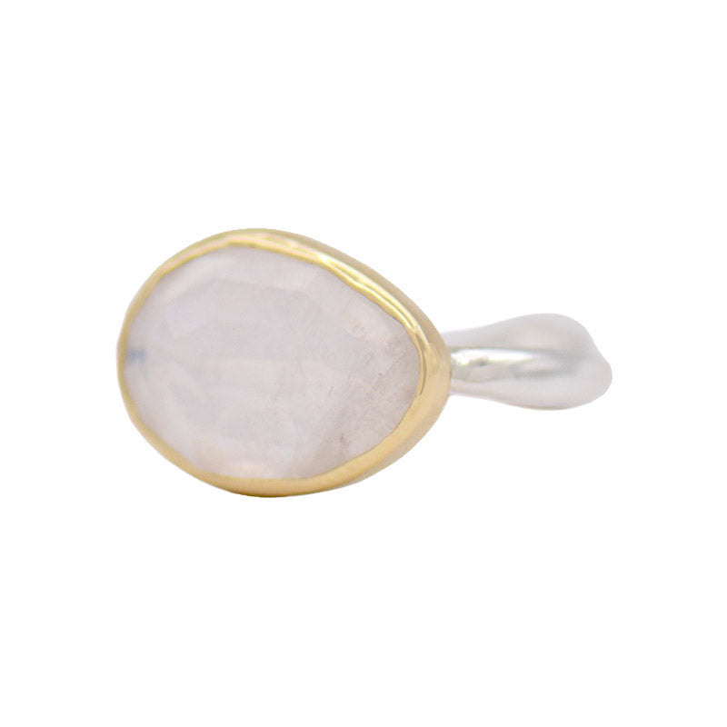 Rainbow Moonstone Ring