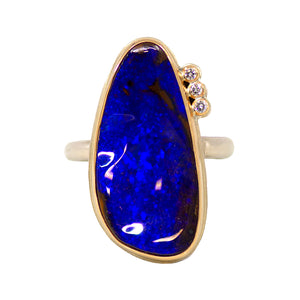 Boulder Opal Ring