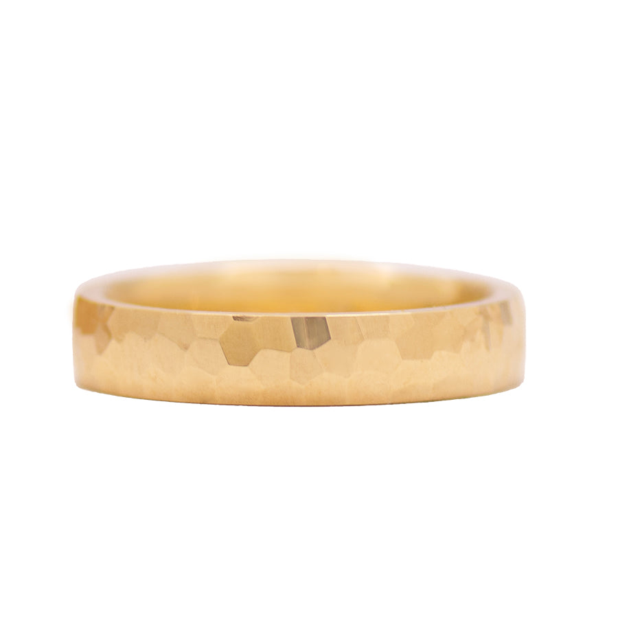 
                
                    Load image into Gallery viewer, Hammered Gold Band
                
            
