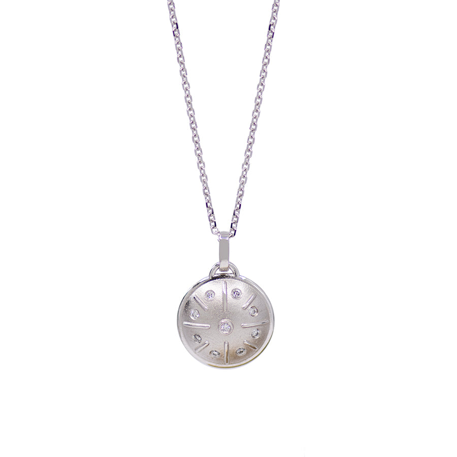Domed Circle Necklace