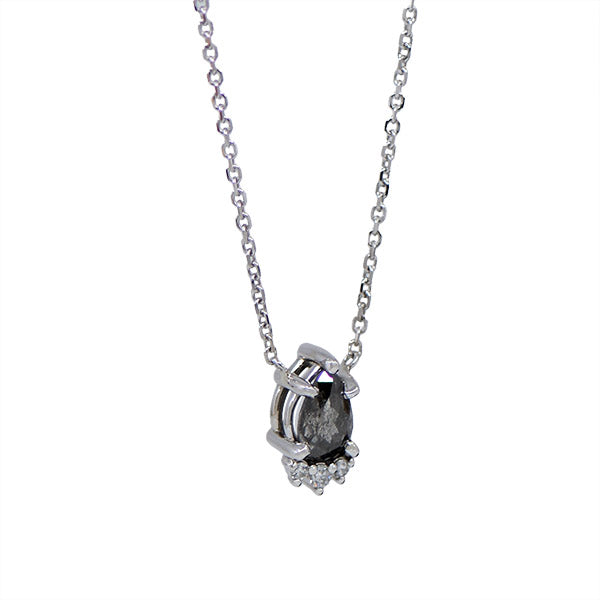 Salt & Pepper Diamond Necklace