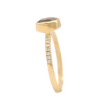 Purple Spinel & Diamond Ring