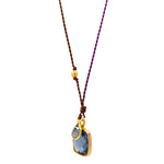 Blue Topaz & Sapphire Necklace