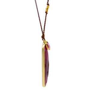 Ruby and Tourmaline Necklace