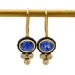 "Chroma" Sapphire and Diamond Earrings