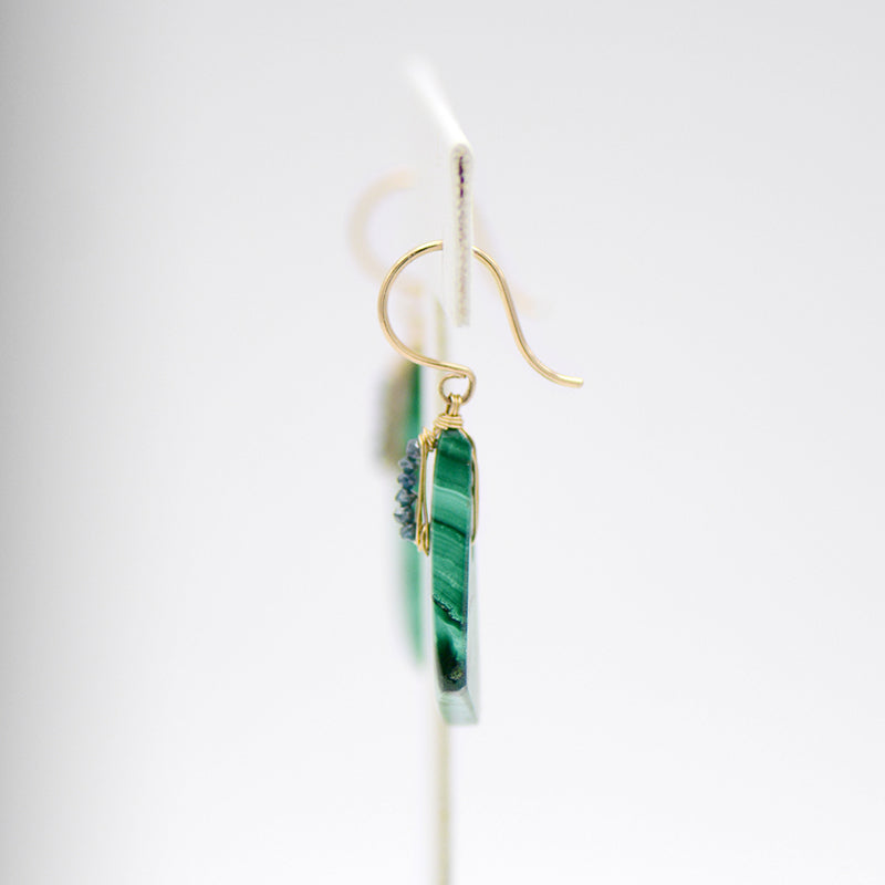 Malachite Earrings