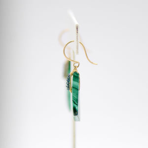 Malachite Earrings