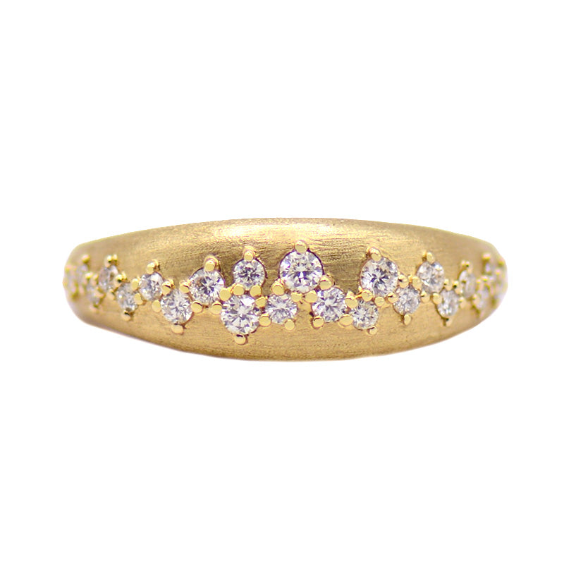 Zigzag Diamond Band