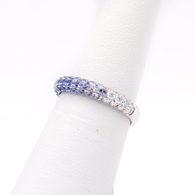 Ombré Sapphire & Diamond Band