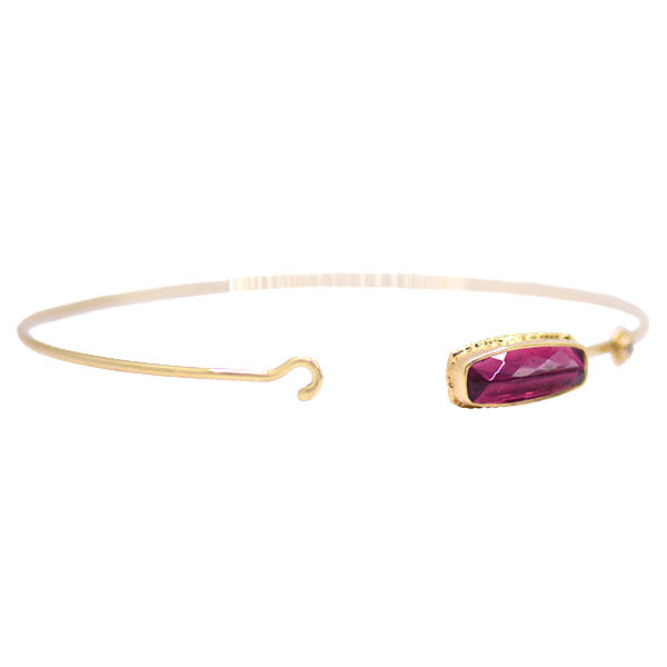 Rubellite Tourmaline Bracelet