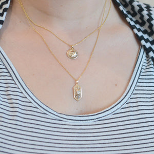 Kite Diamond Necklace - Yellow or White Gold