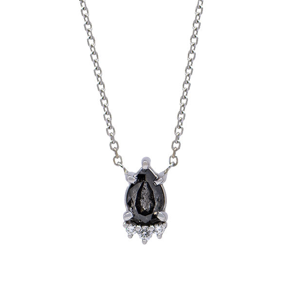 Salt & Pepper Diamond Necklace