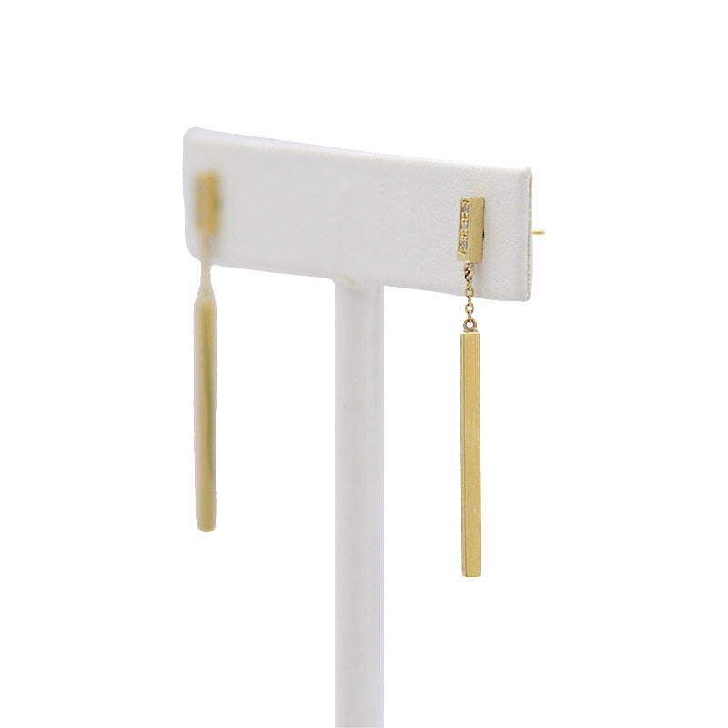 Diamond Stick Earrings