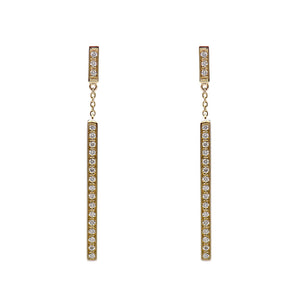 Diamond Stick Earrings