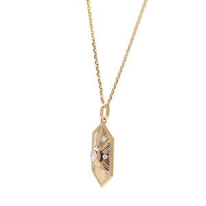 Kite Diamond Necklace - Yellow or White Gold