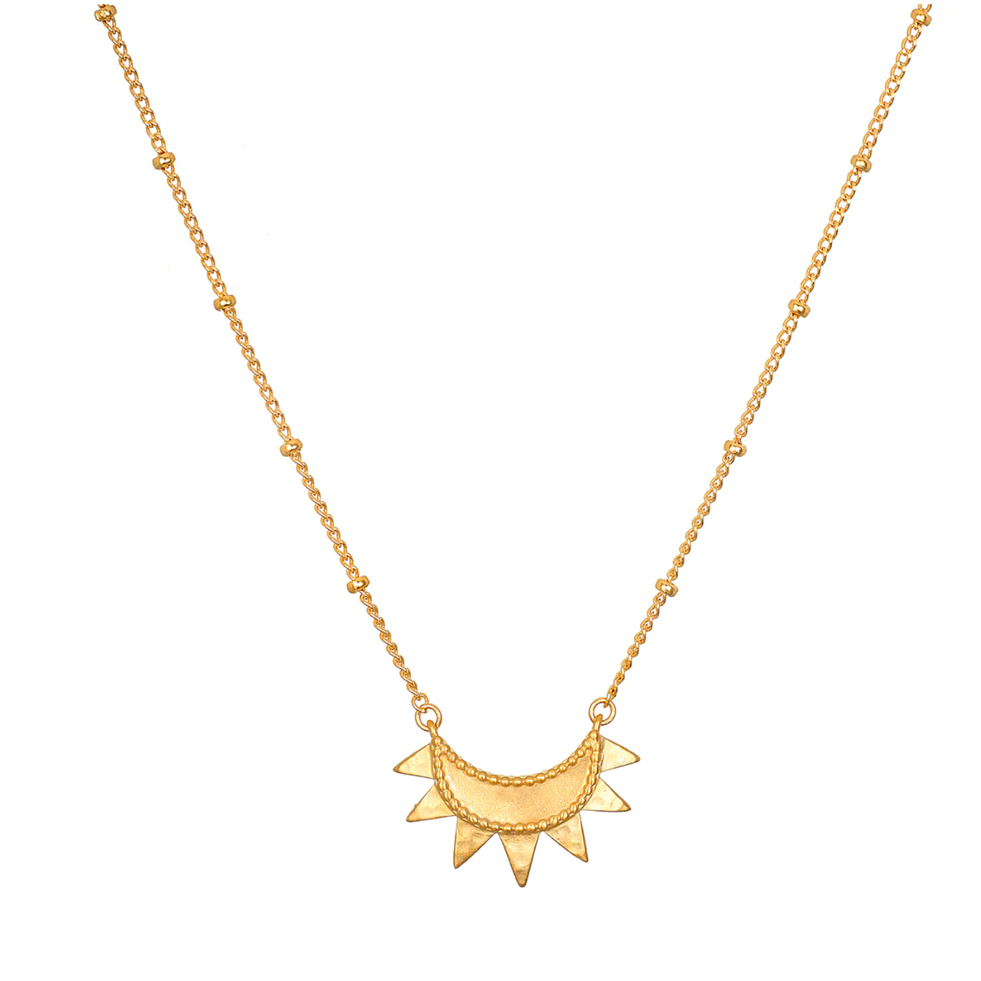 Emergence Gold Sunburst Necklace