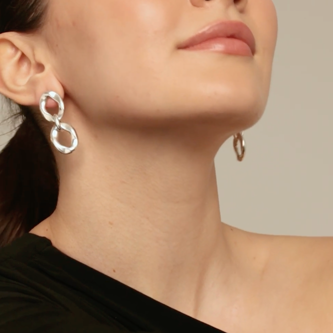
                
                    Load image into Gallery viewer, &amp;quot;Groovy&amp;quot; Earrings
                
            