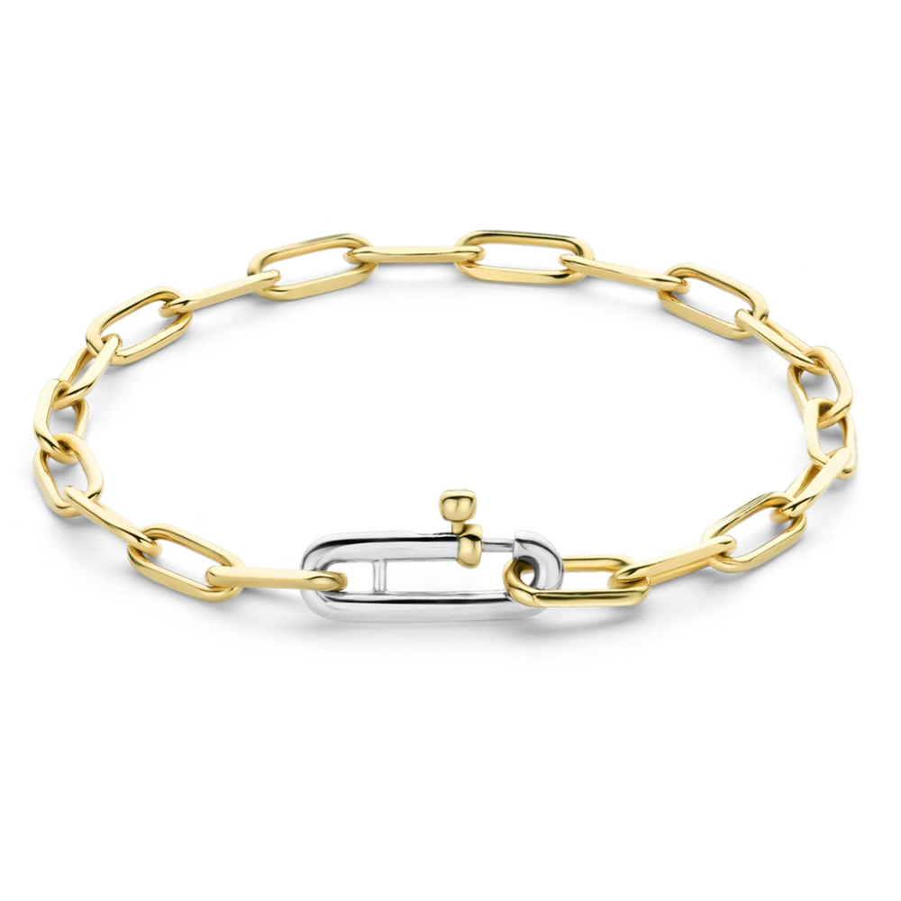 Paperclip Link Bracelet - Gold or Silver